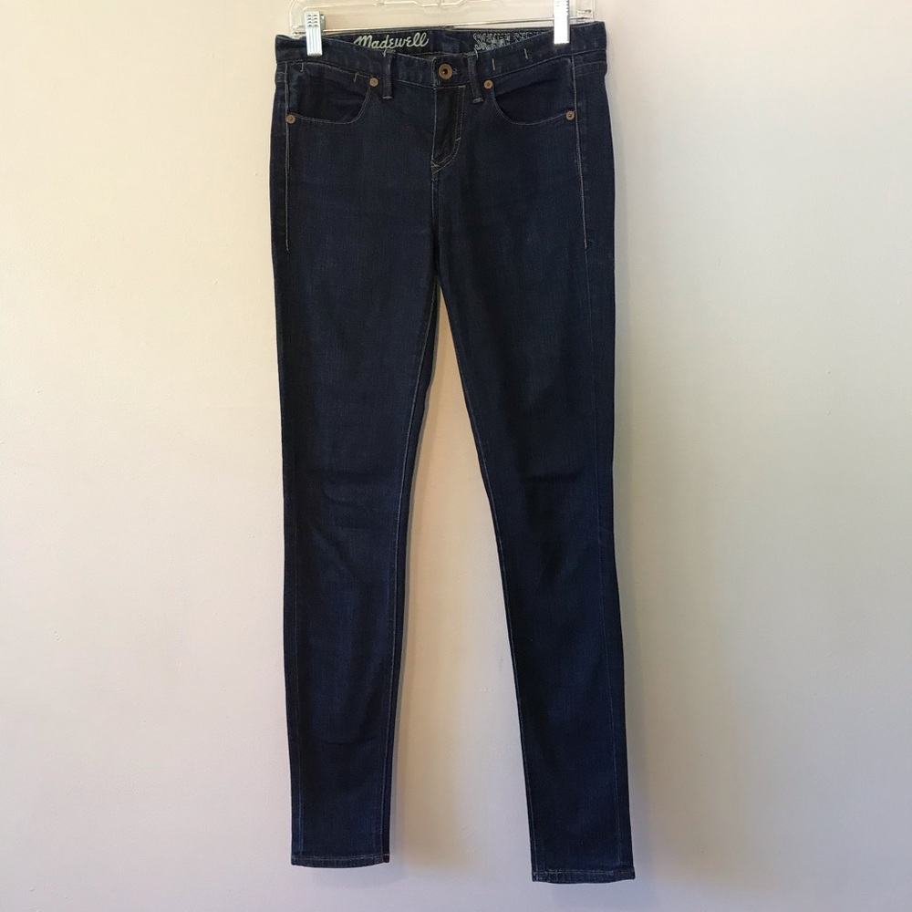 Madewell Skinny Skinny Dark Wash Denim Jeans